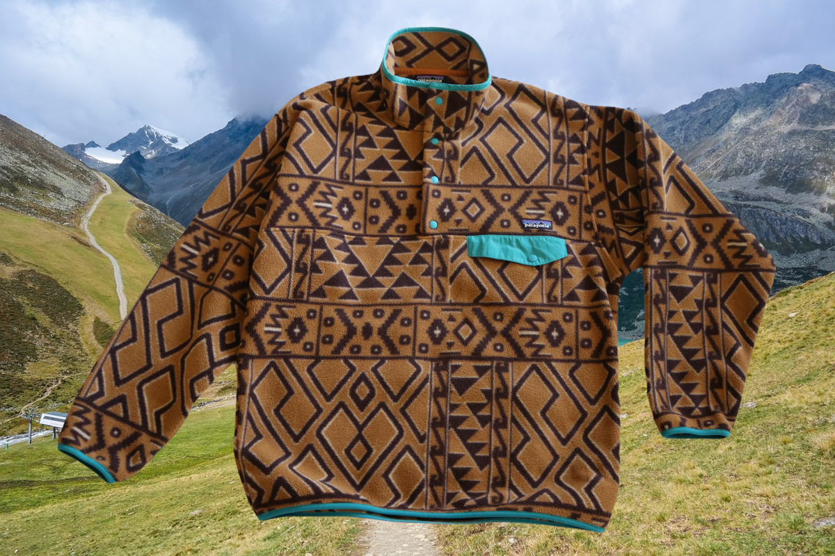 Tribal top patagonia fleece