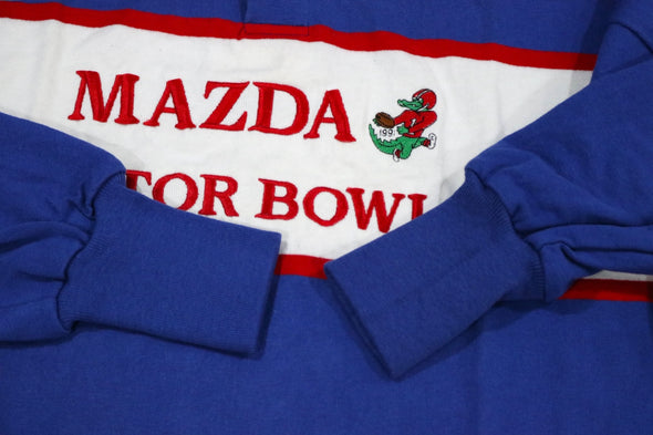 VINTAGE 1991 GATOR BOWL MICHIGAN WOLVERINES RUGBY SHIRT MADE IN USA (MEN'S LARGE)