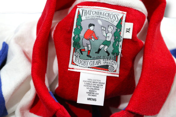 VINTAGE 1990 WORLD CUP OF GOLF FLORIDA RUGBY SHIRT MADE IN USA (MENS XL)