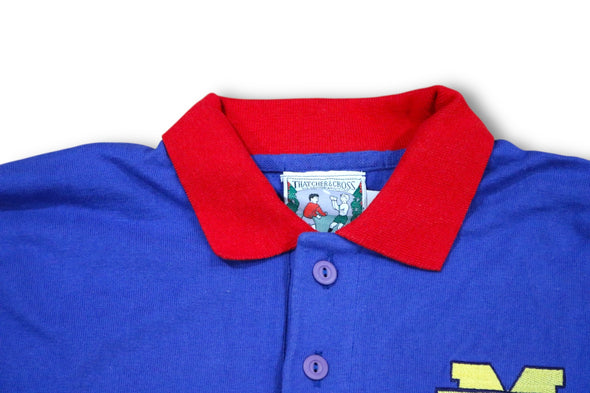 VINTAGE 1991 GATOR BOWL MICHIGAN WOLVERINES RUGBY SHIRT MADE IN USA (MEN'S XL)