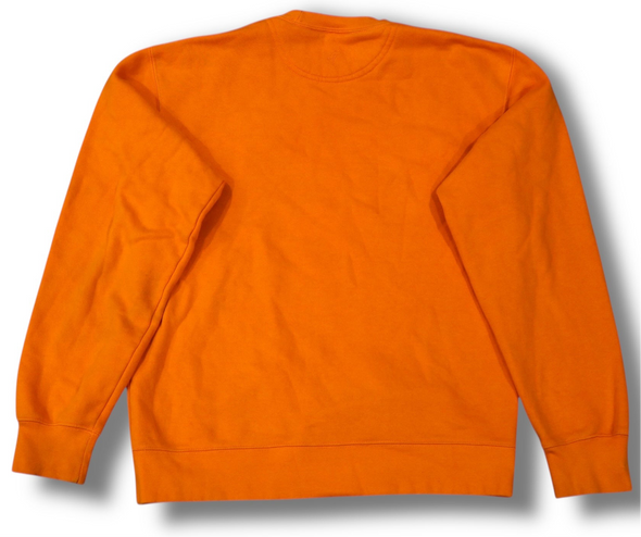 MONTAUK LONG ISLAND ORANGE CREW NECK SWEAT SHIRT (MEN'S MEDIUM)