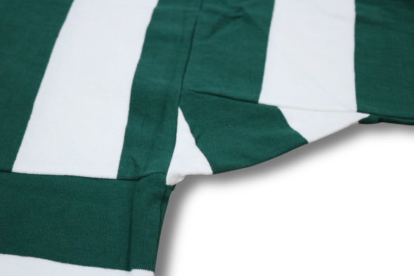 VINTAGE 90s UNIVERSITY OF MIAMI HURRICANES NCAA FOOTBALL RUGBY SHIRT MADE IN THE USA (MEN'S XL)