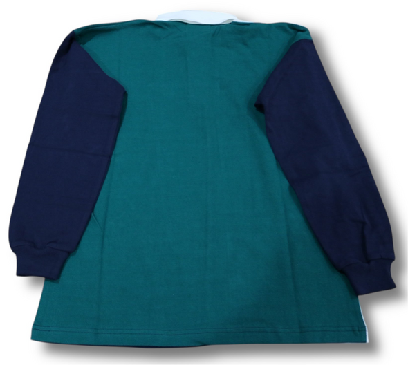 VINTAGE 90s PENN STATE NITTANY LIONS NCAA FOOTBALL RUGBY SHIRT MADE IN USA (MENS LARGE)