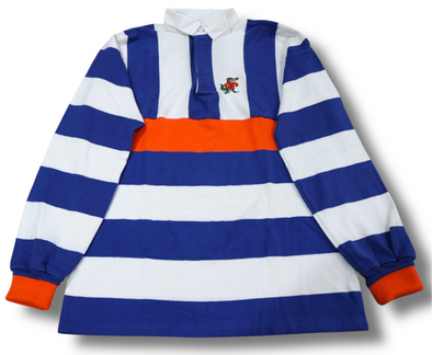 VINTAGE 90s FLORIDA GATORS FOOTBALL RUGBY SHIRT-MADE IN THE USA (MEN'S LARGE)