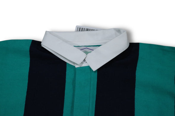 VINTAGE 90s PENN STATE NITTANY LIONS NCAA FOOTBALL RUGBY SHIRT MADE IN USA (MENS XL)