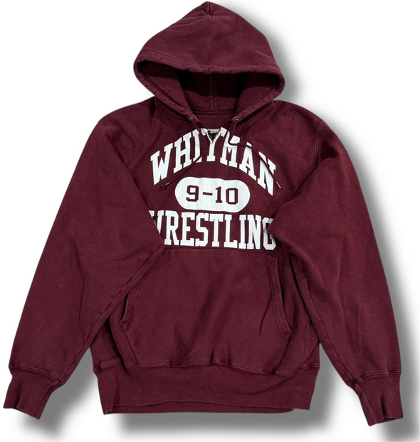 VINTAGE CHAMPION REVERSE WEAVE WALT WHITMAN HIGH SCHOOL WRESTLING HOODIE (MEN'S MEDIUM)