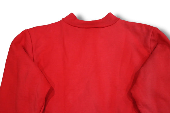 CAMBER SPORTSWEAR-130 ARCTIC THERMAL LINED KNIT COLLAR ZIP FRONT SWEATSHIRT IN RED