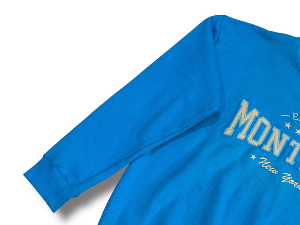 MONTAUK LONG ISLAND TURQUOISE CREW NECK SWEAT SHIRT (MENS XXL)