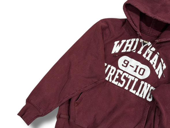 VINTAGE CHAMPION REVERSE WEAVE WALT WHITMAN HIGH SCHOOL WRESTLING HOODIE (MEN'S MEDIUM)