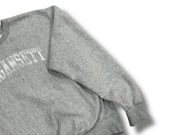 VINTAGE AMAGANSETT HEATHER GRAY HAMPTONS SWEAT SHIRT (MENS LARGE)