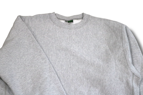 PRE-OWNED CAMBER CROSS KNIT MENS (XL) HEATHER GRAY CREW NECK SWEATSHIRT MADE IN USA