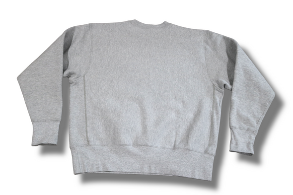 PRE-OWNED CAMBER CROSS KNIT MENS (XL) HEATHER GRAY CREW NECK SWEATSHIRT MADE IN USA