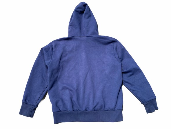 PRE-OWNED CAMBER SPORTSWEAR CHILL BUSTER XL NAVY BLUE THERMAL LINED HOODED SWEATSHIRT ZIP HOODIE MADE IN USA
