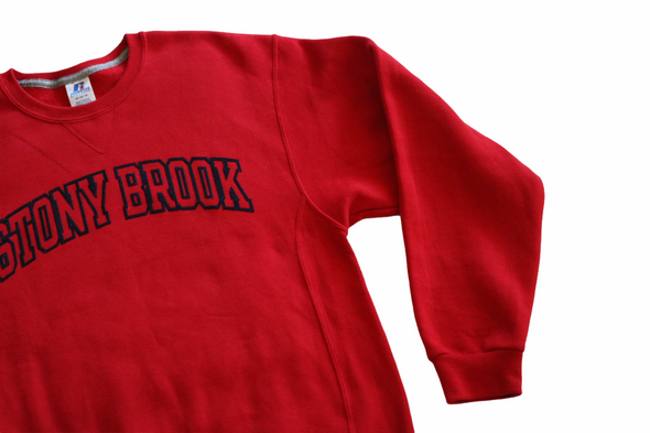 VINTAGE RUSSELL ATHLETIC STONY BROOK UNIVERSITY MEDIUM CREW NECK SWEAT SHIRT