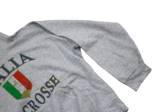 VINTAGE ITALIA ITALY LACROSSE MENS LARGE EUROPEAN HOODIE SWEAT SHIRT